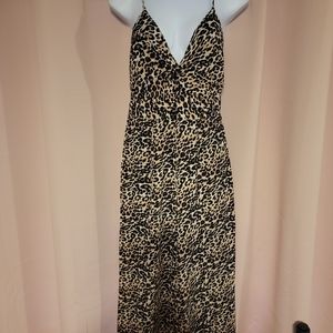 Cheetah print jumpsuit